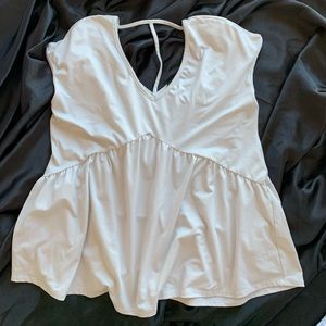 harlowe & graham baby-doll top